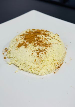 Una foto de Flan de manzana BLW (+ 10 meses)