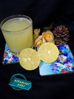 عکسی از دستور آب لیمو شیرین 🥤