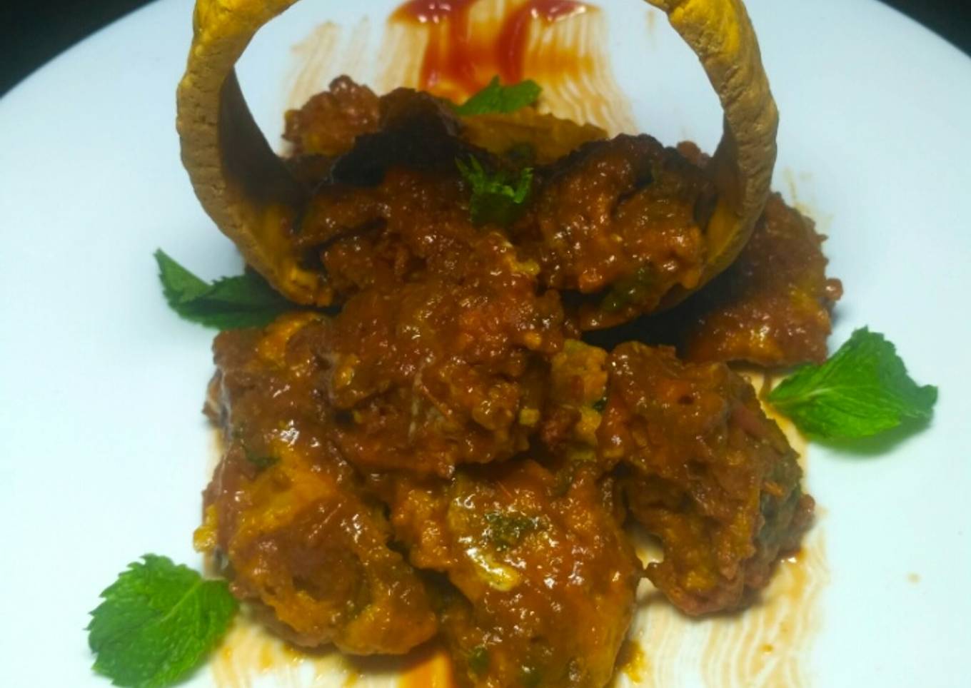 Black bean manchurian