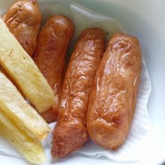 A picture of Chicken sausages.