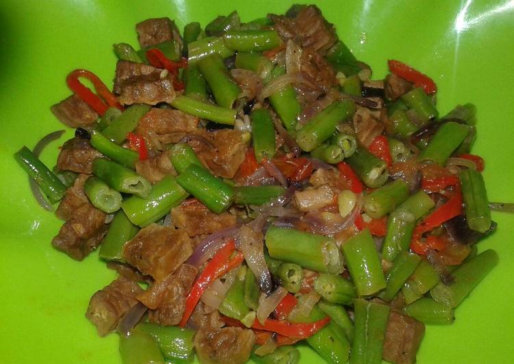 Resep Tumis Buncis Tempe Lezat