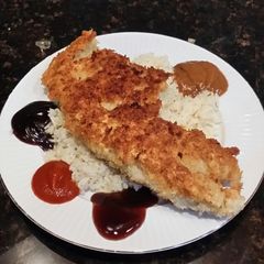 A picture of Brad's panko tempura fried rockfish.