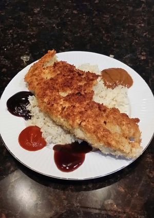 A picture of Brad's panko tempura fried rockfish.