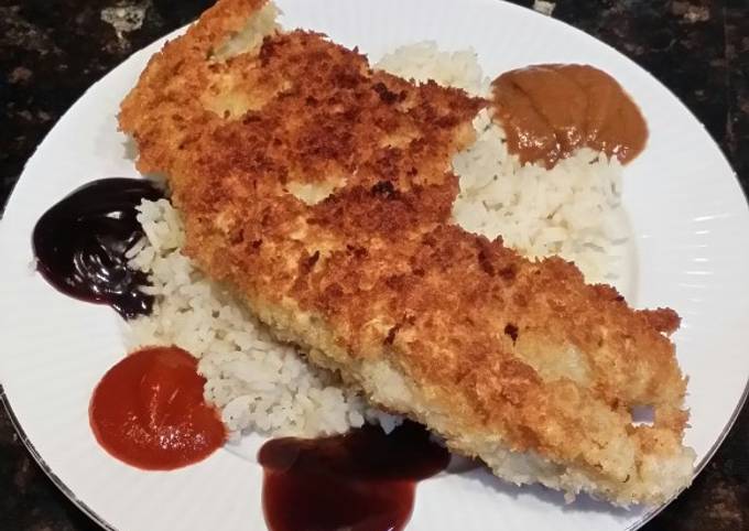 Steps to Make Perfect Brad&#39;s panko tempura fried rockfish