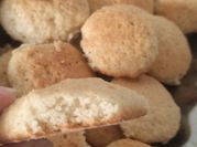 Una foto de galletas de limon con harina de avena
