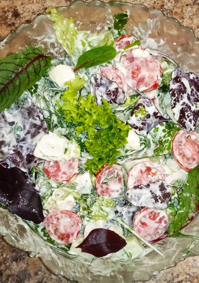 ПП Салат із зеленню та овочами