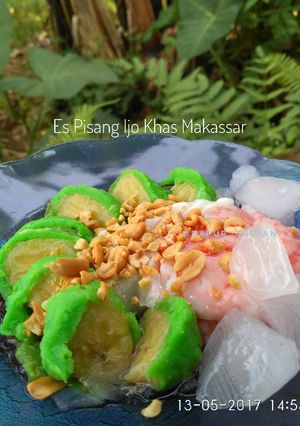 Foto resep Es Pisang Ijo Khas Makassar