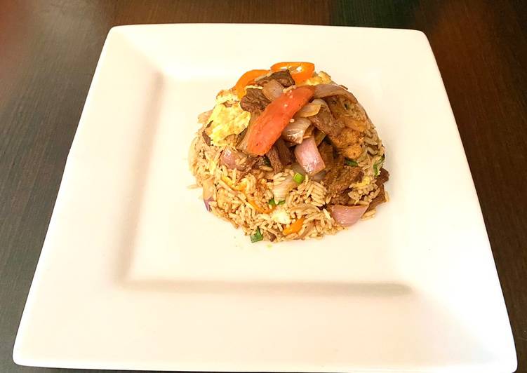 ARROZ CHAUFA DE LOMO SALTADO (RX 100)