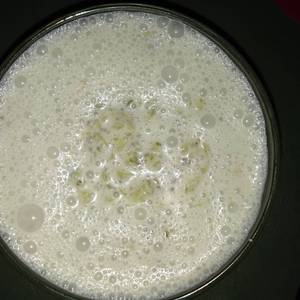 Espuma de alcachofa y leche de soja vegan 100