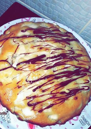 صورة لوصفة كيكه التفاح