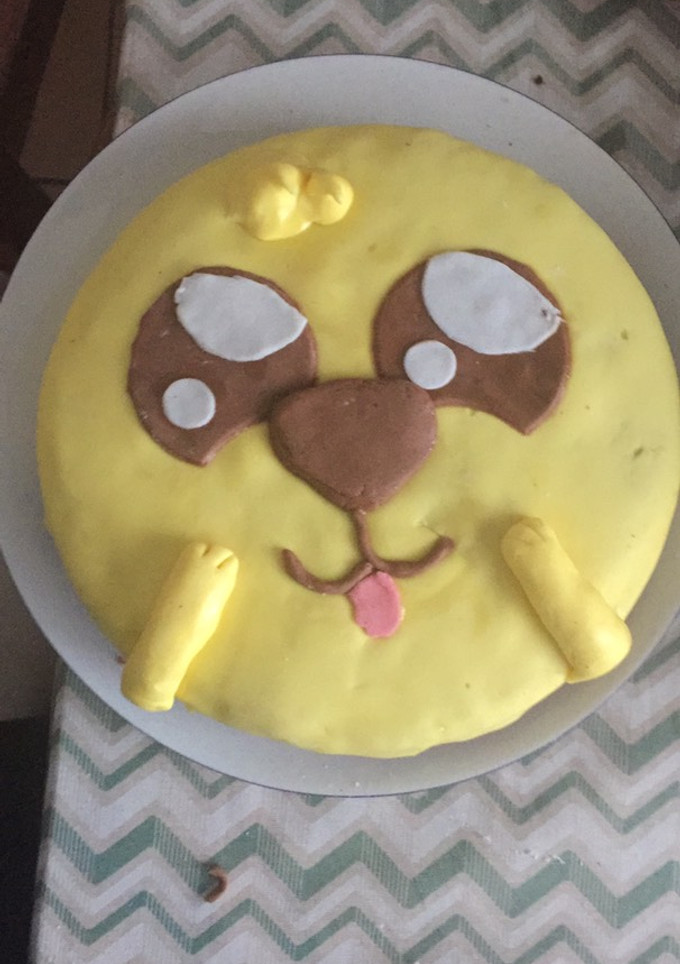 Una foto de Pastel de natillas y fondan de Mikecrack 💛🐶💎