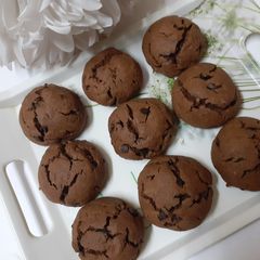 A picture of Chocolate Nankhatai.