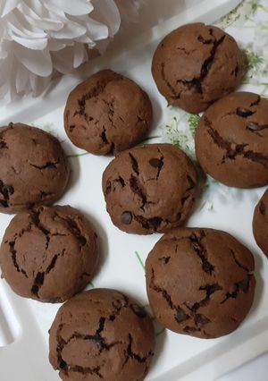 A picture of Chocolate Nankhatai.