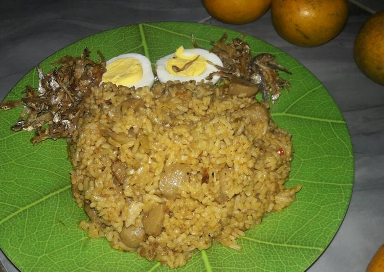 Nasi goreng🍚bakso teri pedas nampol