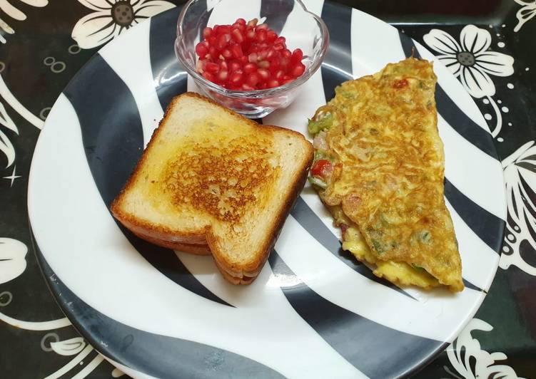 Simple Way to Prepare Ultimate Cheese Masala Omelette
