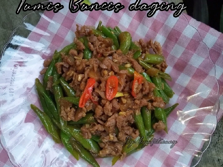 Langkah Gampang Menyiapkan Resep Tumis buncis daging yang Menggugah Selera Anti Ribet, Lezat Sekali
