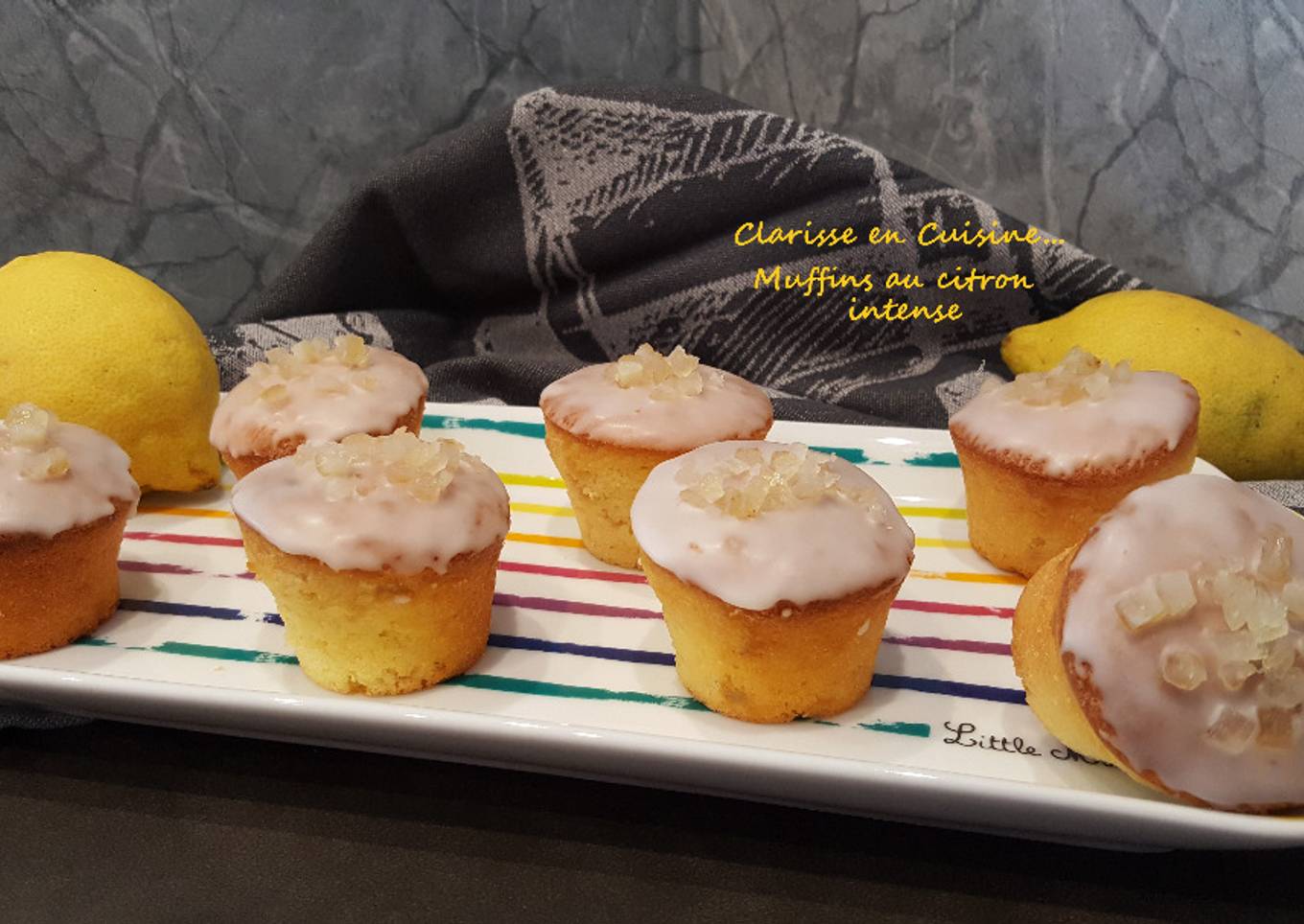 Petits gâteaux au citron intense