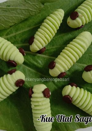 Foto resep Caterpillar Cookie (Kue Ulat)