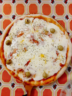 Una foto de Pizza casera con Masa Madre 🍕