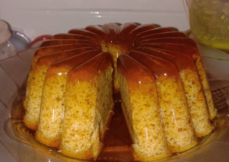 Pudding Lumut Pandan Aren