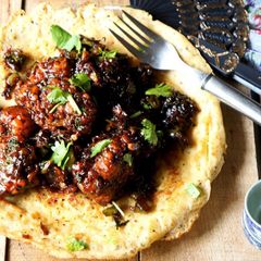 A picture of Cauliflower Manchurian.