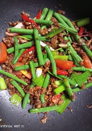 Foto resep Tumis tempe kacang panjang