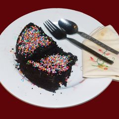A picture of A Gorgeous chocolate cake.
