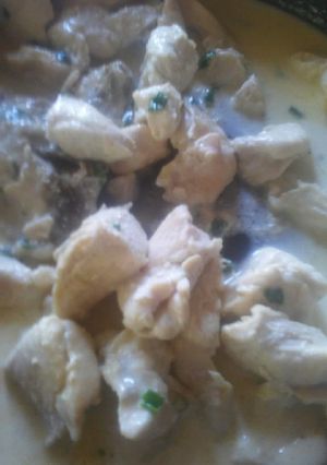 Una foto de Pollo al verdeo