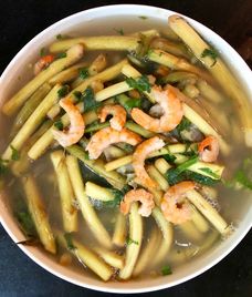 bồng khoai nấu chua