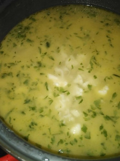 Una foto de Sopa de coliflor