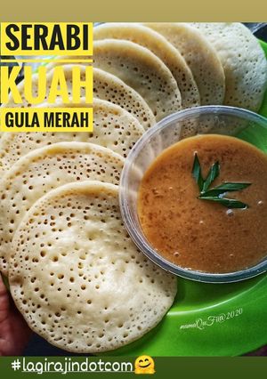 Foto resep Serabi kuah gula merah