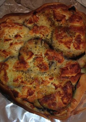 Foto principal de Quiche de berenjena con carne y huevo