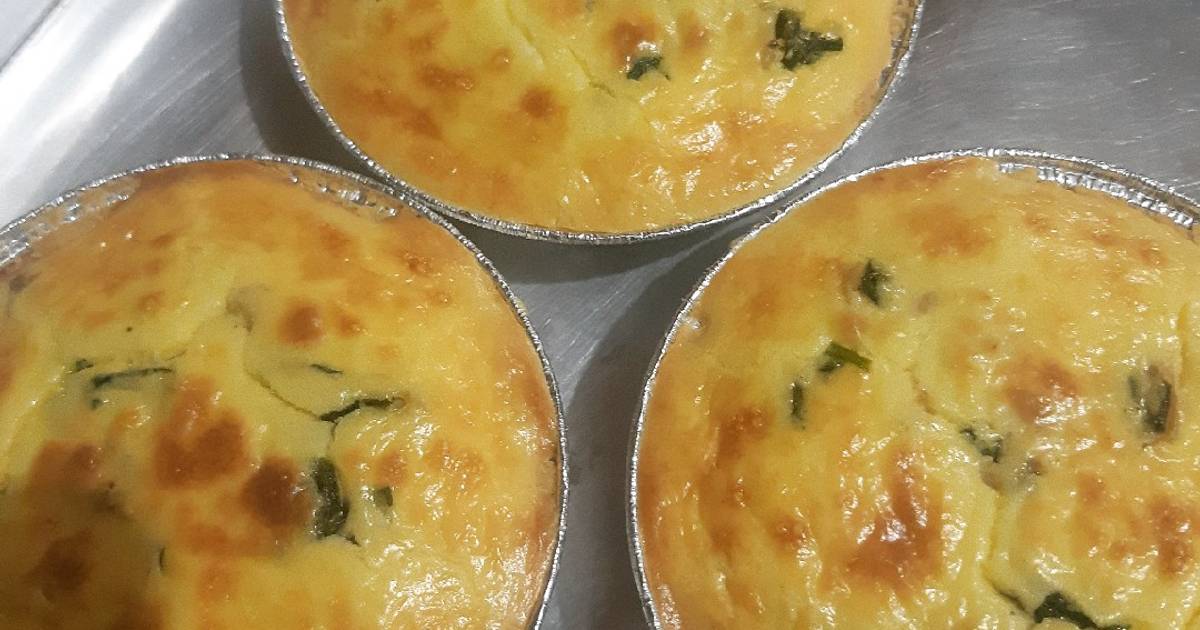 Resep Keto tuna and spinach quiche oleh Fransiska Reny Mochtar Cookpad