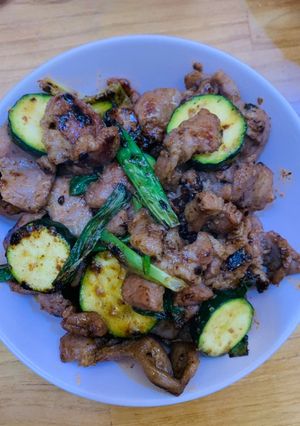 梅花肉炒節瓜 的食譜成品照片