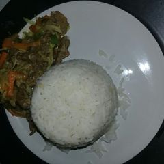 A picture of My simple beef sauce.