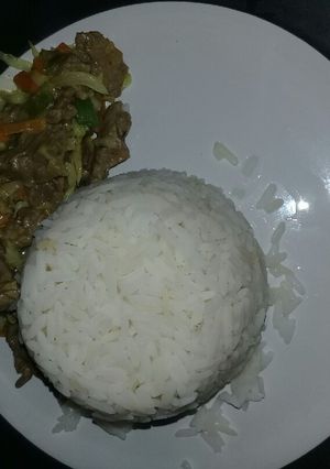 A picture of My simple beef sauce.