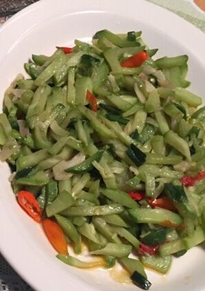 Foto resep Tumis labu aja