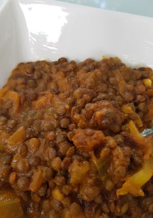 Una foto de Lentejas al curry😋