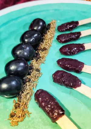 A picture of Immunity booster Jamun candy stick.