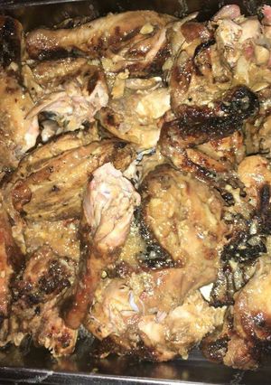 A picture of Lemon and herb braaied chicken.