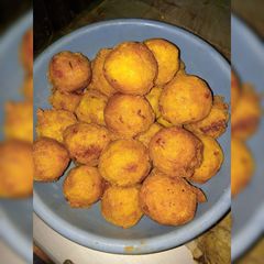A picture of Yam balls.