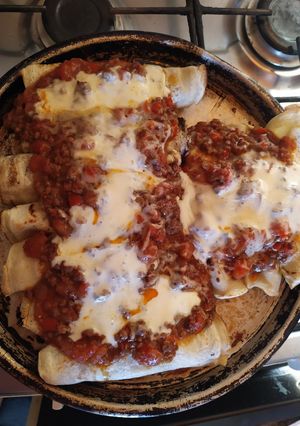 Una foto de Canelones de acelga