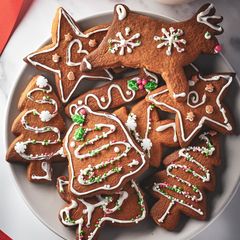 A picture of Festive Gingerbread Biscuits ☃️🎄🎅🏼.
