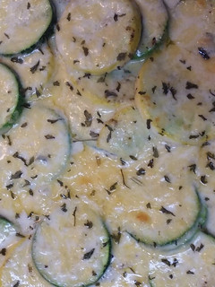 A picture of Zucchini and Yellow Squash Au Gratin.
