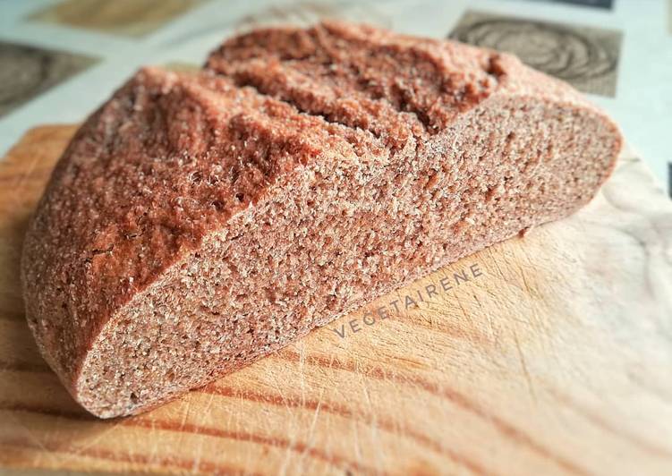 Hogaza de pan de trigo 100% integral