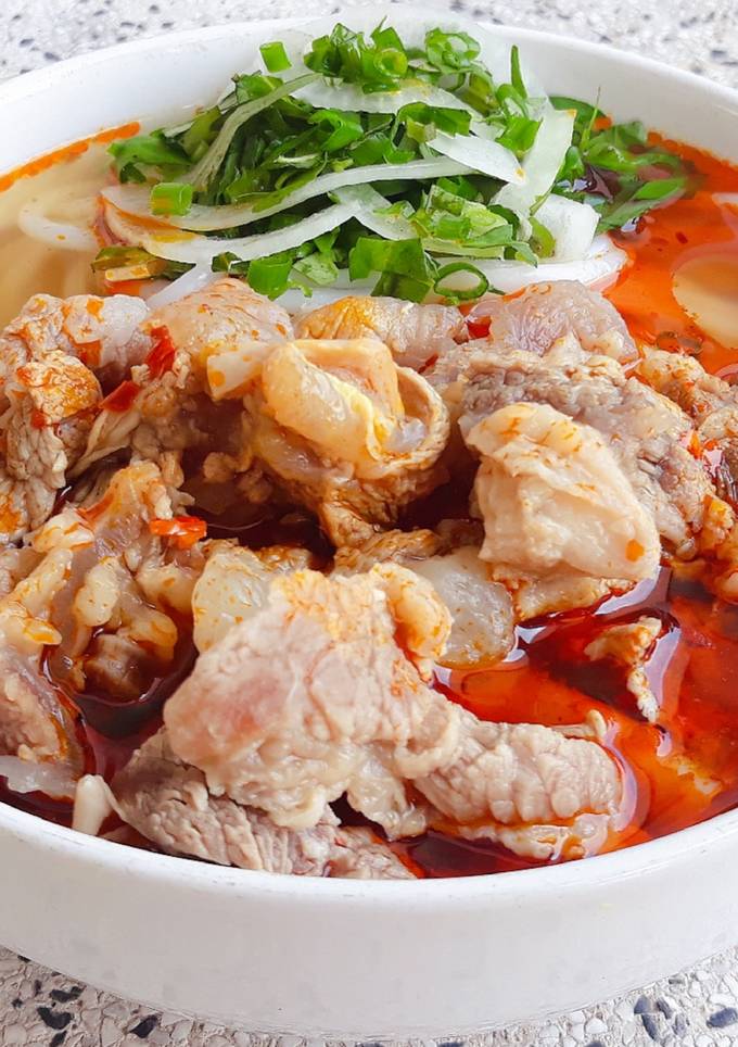 Hình của món Bún BÒ gân.