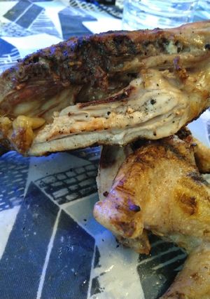 Une photo de Coquelet crapaudine au barbecue