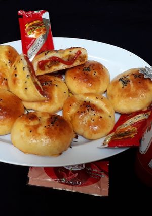 عکسی از دستور پیراشکی گوشت و سیب زمینی