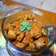 A picture of Lamb Meat Pepper soup.