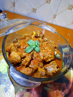 A picture of Lamb Meat Pepper soup.